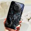 Для Honor X9C Умный Чехол-Крышка Модный Роскошный Крутые Животные Расписанный Fundas Для Honor X9C Умный Закаленное Стекло Задняя Панель Телефона