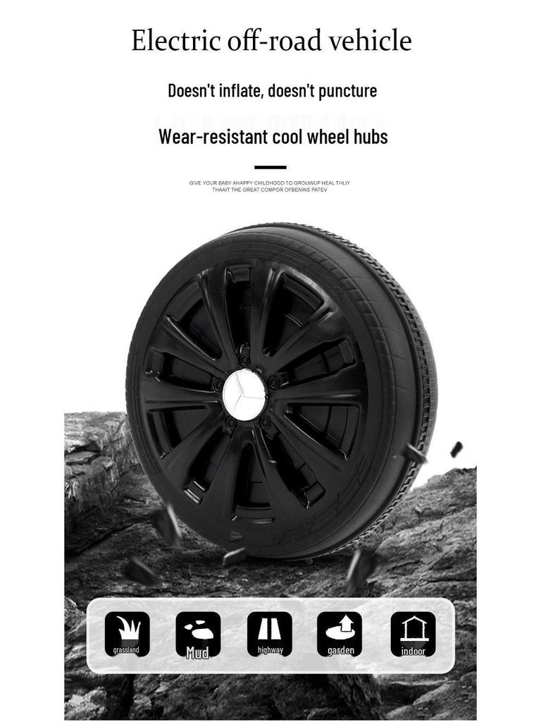 Детский электрический внедорожник Mercedes-Benz G-Class с пультом управления, подходит для мальчиков и девочек - большой полноприводный, каталка.