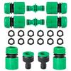 Garden Watering Hose ABS Quick Connector 1/2” End Double Male Hose Coupling Joint Adapter Extender Set For Hose Pipe Tube