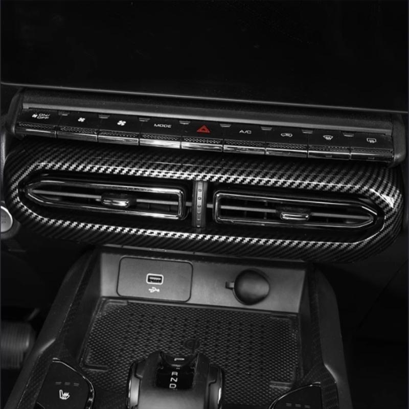 Для GWM HAVAL H7 2025 2026 Отделка из углеродного волокна Накладка на воздуховод Салонная рамка ручки переключения передач Рамка кнопки стеклоподъемника Аксессуары