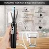 Electric Toothbrush with Water Flosser Combo, 3 in 1 Ultrasonic Toothbrush & Dental Oral Irrigator & Tooth Cleaner with 4 Modes, One Switch from