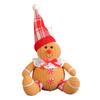 Christmas Decoration Doll Pendant Ornaments Cotton Stuffed Christmas Tree Plush Pendant Gingerbread Man Home Decoration