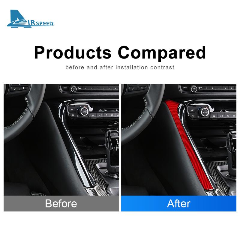 Real Carbon Fiber Sticker For Toyota Supra GR A90 A91 MK5 - 2024 2025 Car Gear Side Strip Interior Trim Accessories