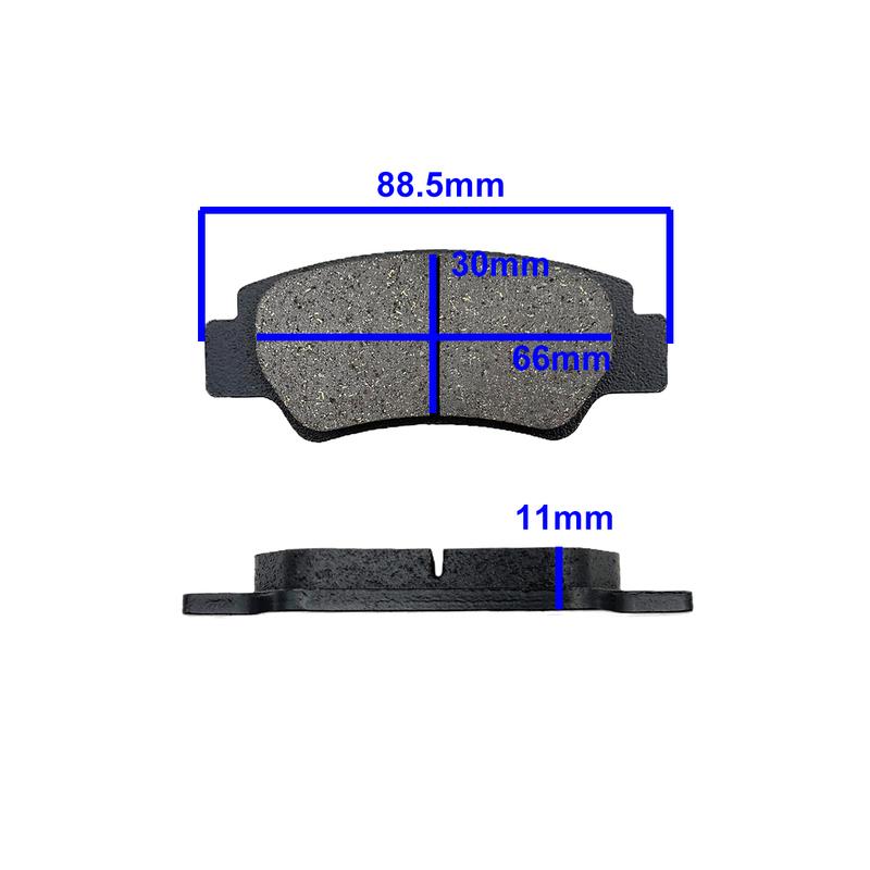 Комплект задних тормозных колодок для CFMoto 500 800 CF500 CF800 ATV UTV 7020-0810A0