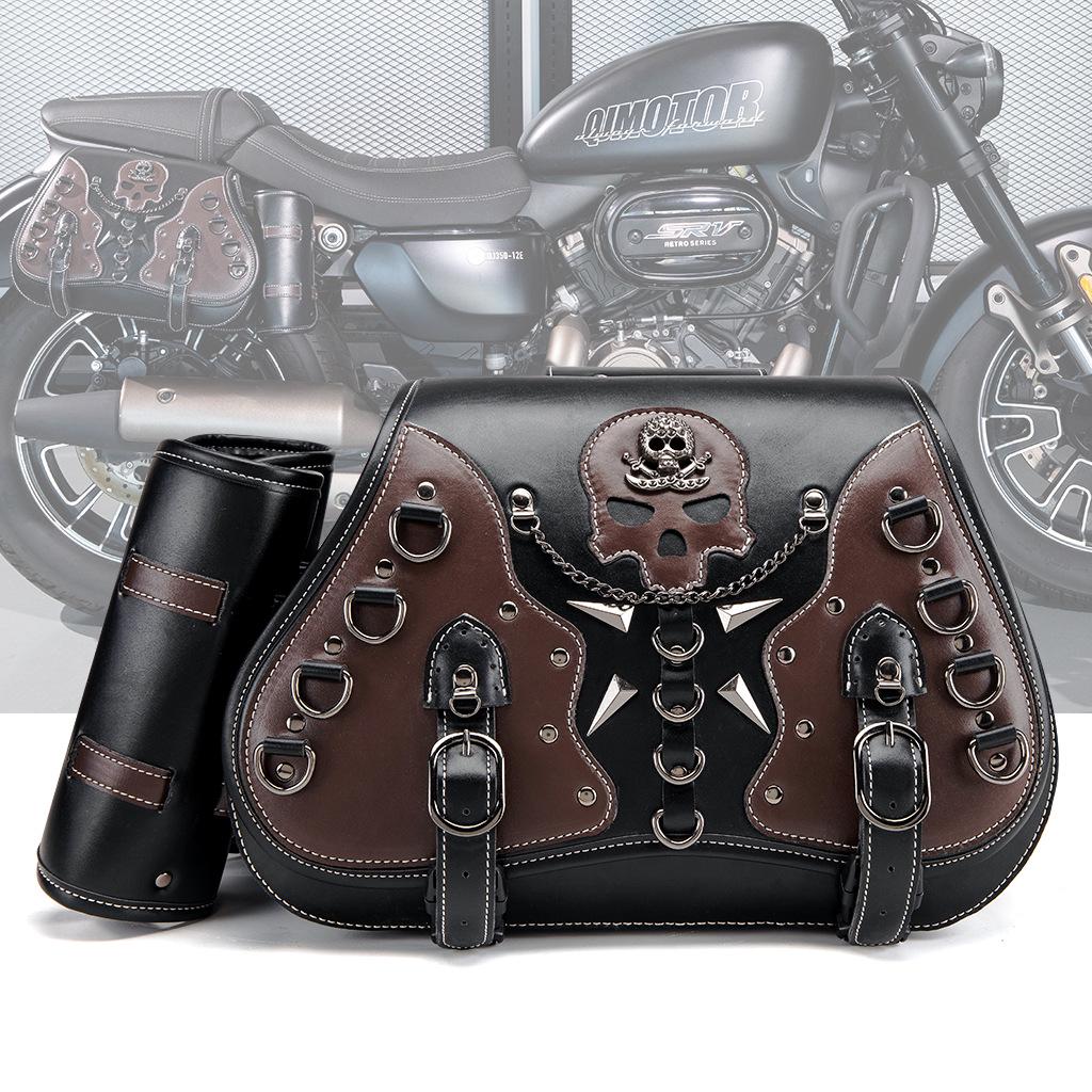 Сумка-седло для мотоцикла Harley Cruiser - Боковая сумка-кофр в европейском и американском стиле, сумка для инструментов