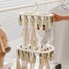 360° Rotatable Sock Drying Rack Thickened Design Socks Organizer Holder  Clothing