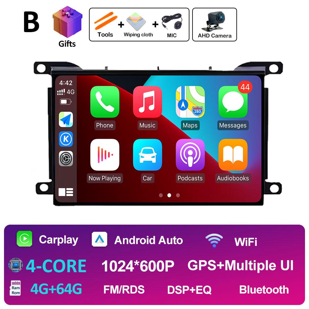 GPS Navi Bluetooth 7 дюймов для Citroen DS5 2010 2011 2012 2013 - 2017 беспроводной Carplay Android 14 Авторадио QLED IPS экран WIFI
