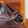 Safety protection hygienic contactless foot door opener foot handle bracket