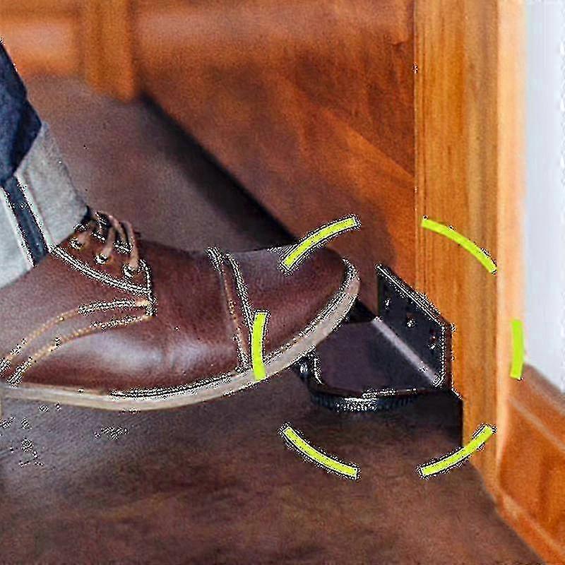 Safety protection hygienic contactless foot door opener foot handle bracket