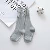 Sweet Toddler Kids Baby Girls Socks Cute Bow Knee High Long Socks Infant Children Cotton Non-slip Soft Stockings 0-4Years