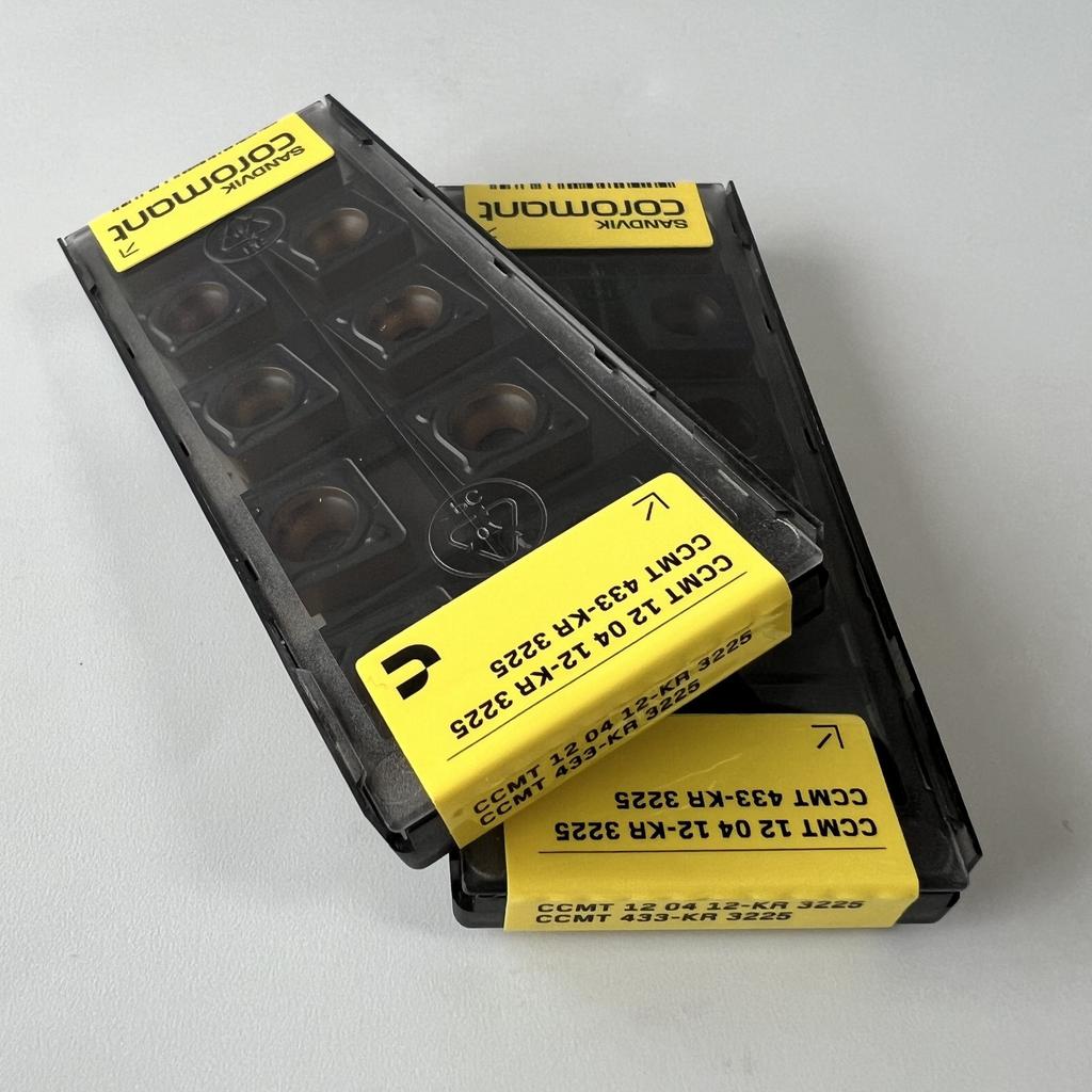 SANDVIK / CCMT120412-KR 3225 / Original Swedish hard alloy blade 10 Pcs