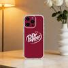 Бренд вишневого напитка D-Dr P-Pepper Чехол для телефона для iPhone 17 16 15 14 13 12 11 Mini Pro Max Plus Прозрачная крышка