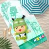 Аниме P-P-pocoyo-o мультфильм Полотенце Полиэстер Пляжное полотенце Быстросохнущее Без песка Полотенце для ванны для лета Бассейна Путешествий Отпуска
