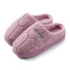 Down Cotton Slippers Women's Autumn and Winter Bags Heel Non-slip Indoor Home Home Home Thickened Warm Couple Outer Cotton Shoes Men