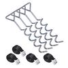 Portable Trampoline Stakes Heavy Duty Ground Anchors Tie Down Spirals Ground Anchors Stakes for Trampolines Tents Swing