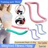 Утяжеленный фитнес-обруч для кардио-упражнений Портативный складной обруч для тонизирования талии Тренировка талии Часть Тихий обруч для упражнений на живот