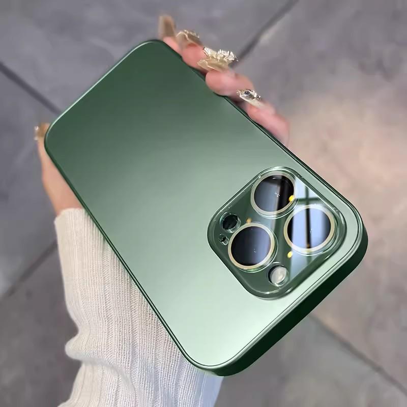 Apple 16promax Leakage Mark Magnetic Suction Phone Case Apple 15 Original 14 Lens Film Soft Edge Cover