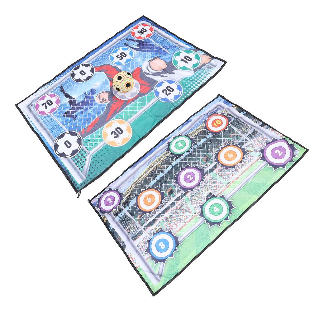 Футбольный мяч игровой коврик набор для игры в футбол в помещении и на открытом воздухе метание мишеней игра в футбольные ворота с футболом 