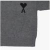 Ami Big Heart Logo Intarsia Turtleneck Knit  Model  Uks839 018 0504 
