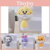Charming Gray Monkey Plush Toy Keychain Fluffy Animal Pendant For Bags And Accessories