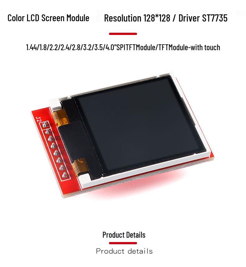 TFT Color LCD Screen Module 1.44/1.8/2.0/2.2/2.4/2.8 Inch with SPI Interface