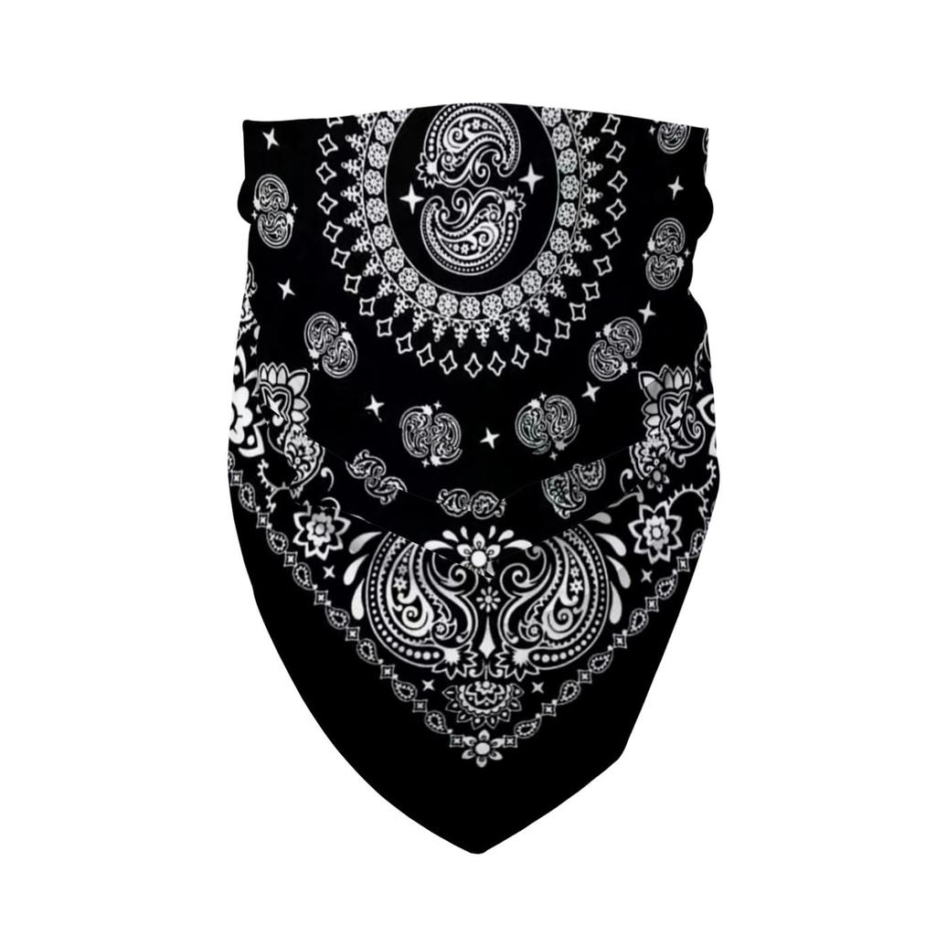 Trifong Paisley Bandana Green Cotton 100% Quick Dry Fade Resistant 55cm x 55cm