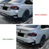 Применимо к BMW 2 серии G42 M Sport 2025 + задняя накладка, задний воздушный нож, трендовая автомобильная наклейка, спойлер, трансграничная модификация