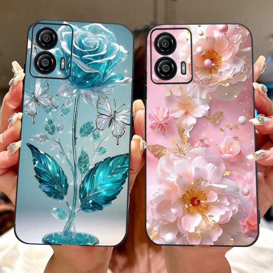 Cute Painting Phone Case For Motorola Moto G53 G73 Soft Silicone TPU Back Cover For MOTO G53 G73 5G Cases Bumpers