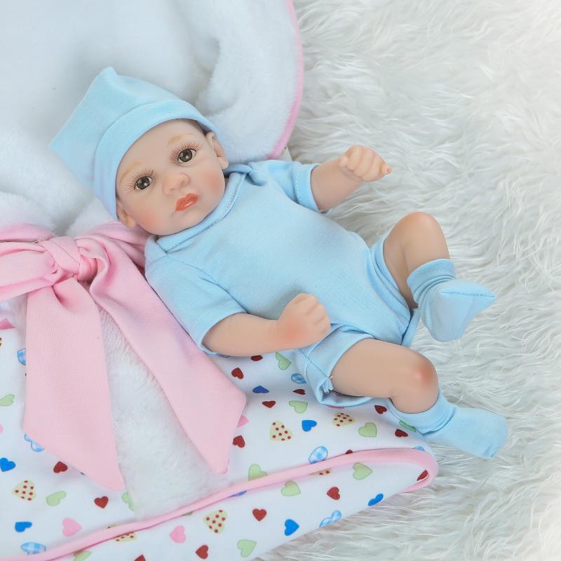 Mini Palm Baby Doll Simulation Cute Twin Baby Creative Personality Gift Play Toy