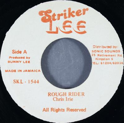 7-дюймовая пластинка CHRIS IRIE - Rough Rider SKL1544 Striker Lee 1991 Ямайка Регги, Ска и Даб Б/У