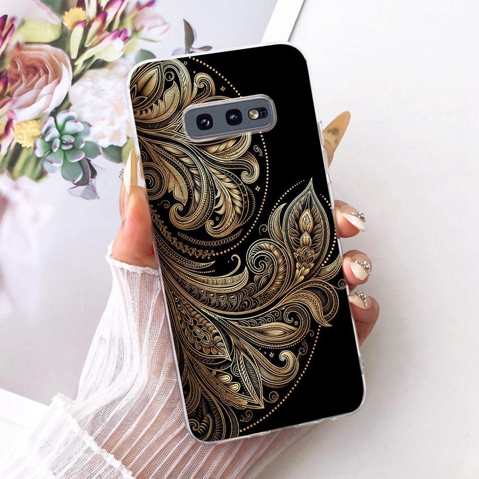 5.8'' Cover For Samsung S10e Case SM-G970F Clear Cute Kawaii Fashion Butterfly Funny Painted Casing For Samsung Galaxy S10e
