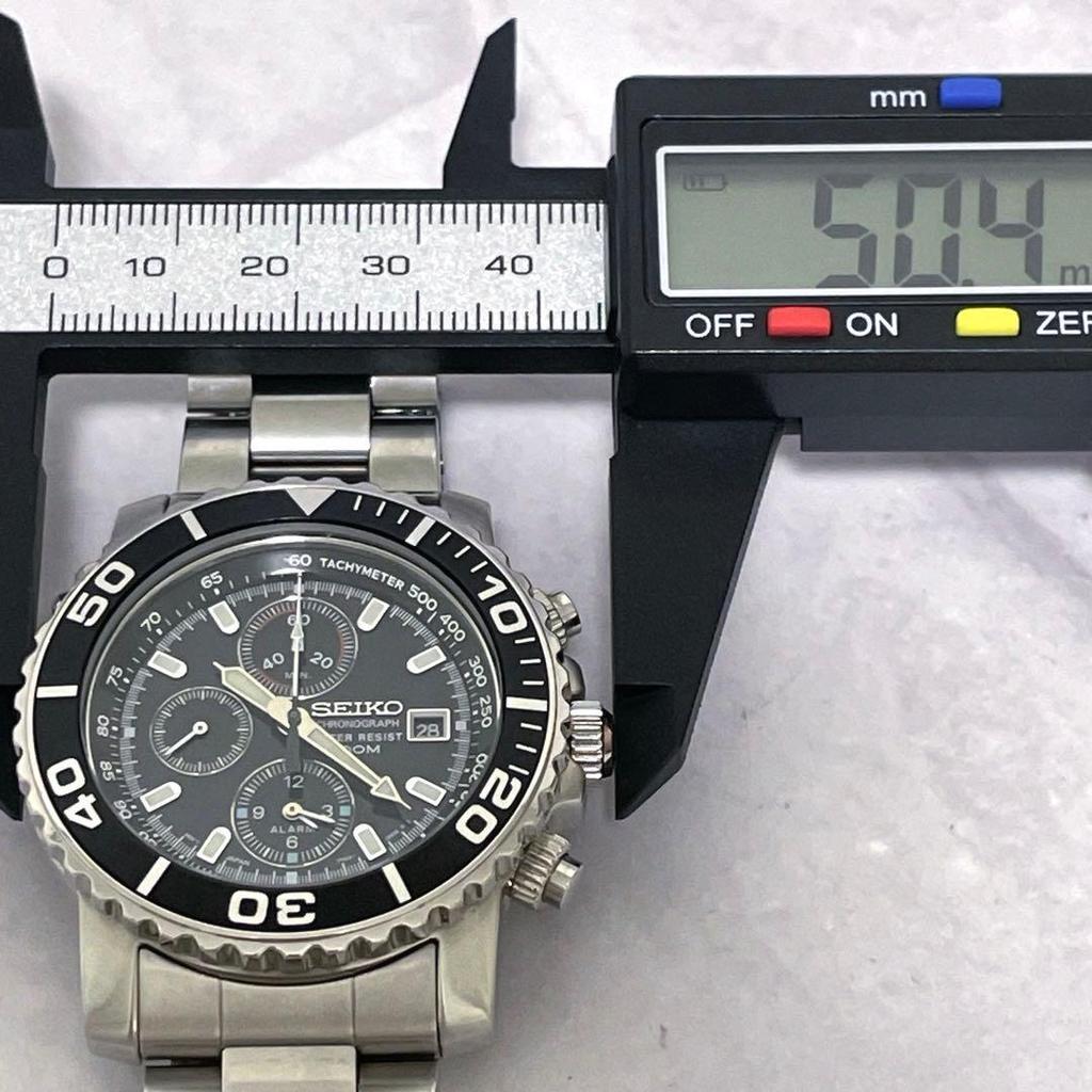 Used Good condition SEIKO Watch 7T62-0CV0 Chronograph #916