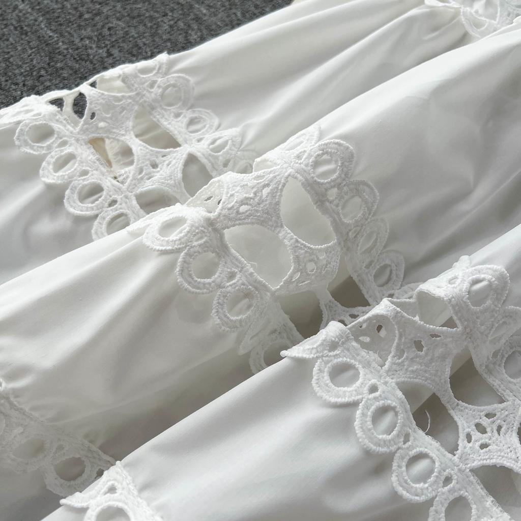 Летнее французское винтажное длинное праздничное платье макси с вышивкой и кружевом высокого качества для женщин придворные вечерние платья