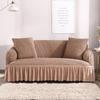 Monochrome Modern High Quality Euro Jacquard Stretchable Elastic Sofa Covers for Corner Sofa 1/2/3/4 Sectional Sofa Cover for Living Room