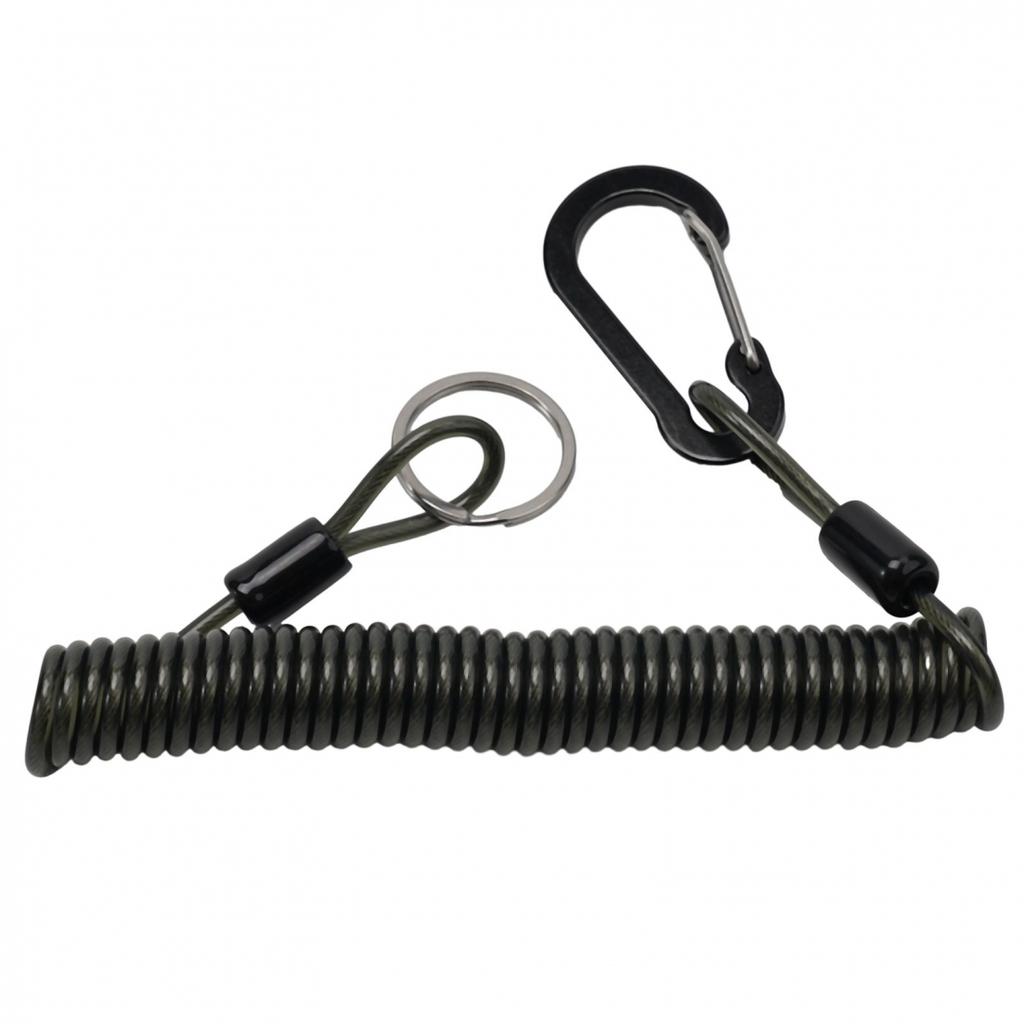 Wire Spring Rope Anti-lost Equipment Stainless Steel + Plastic