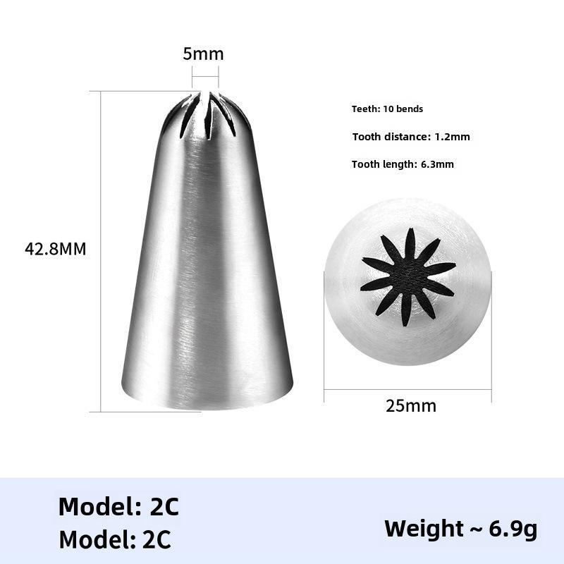 Набор насадок для украшения торта в корейском стиле с кондитерскими мешками
