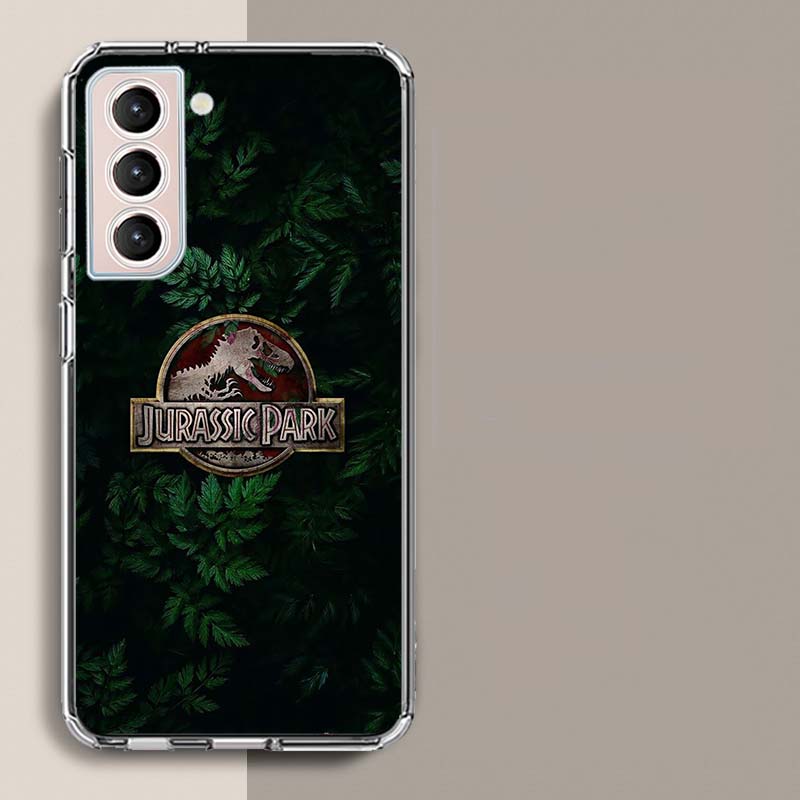 Jurassic World Phone Case For Samsung Galaxy S25 Edge S24 S23 FE S21 S20 S10 Plus S22 S26 Ultra Cover Clear Cases TPU Capa Shell