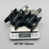 2 size ultralight 158g bicycle pedal for Brompton bike black/silver color aluminum + titanium axis 1pair
