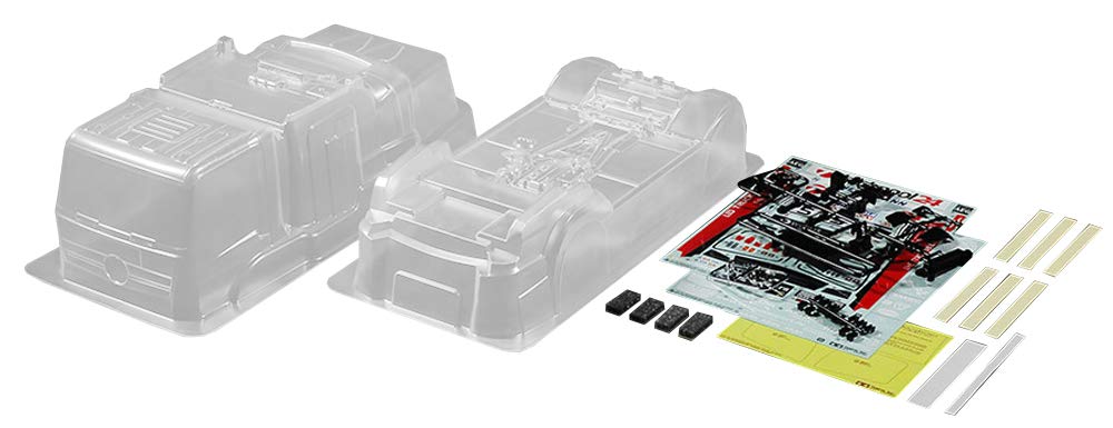 Tamiya RC Spare Parts Mercedes Benz Actros MP4 MB Motorsport Unpainted Clear Spare Body Set 51654 No.1654 SP.1654 1/14RC