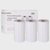 Deli XH01 Glossy Thermal Photo Print Paper with Adhesive Backing, 3-Roll Pack