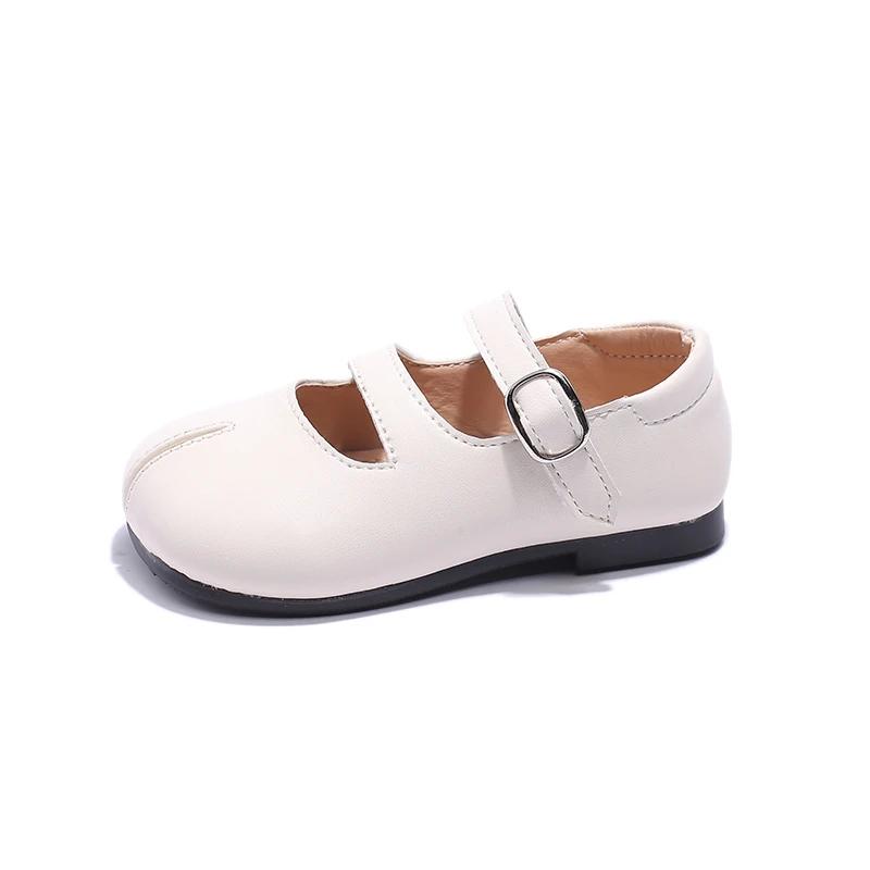 Children's Leather Shoes 2024 Spring and Autumn New Soft Boys Anti Slip Comfortable Versatile Sweet Princess Kids Casual Shoes