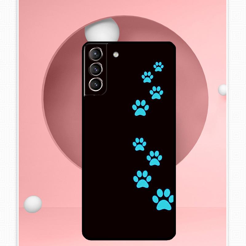 Чехол Лапки Кошки Собаки для Samsung Galaxy S25 Ultra S21 S22 S23 S24 Ultra S9 S10 S20 Plus S25 FE Чехол Funda