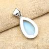 Ювелирные изделия из стерлингового серебра 925 пробы с молочным опалом ручной работы, прекрасный кулон для женщин