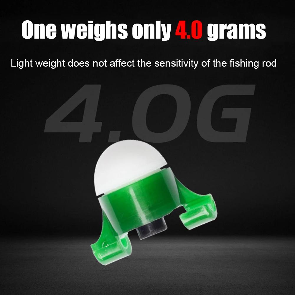 10-1pcs LED Fishing Alarm Rod Tip Sensors Light Carp Night Fishing Bite Alarm Accessories Outdoor Portable Easy Fishing Carrying