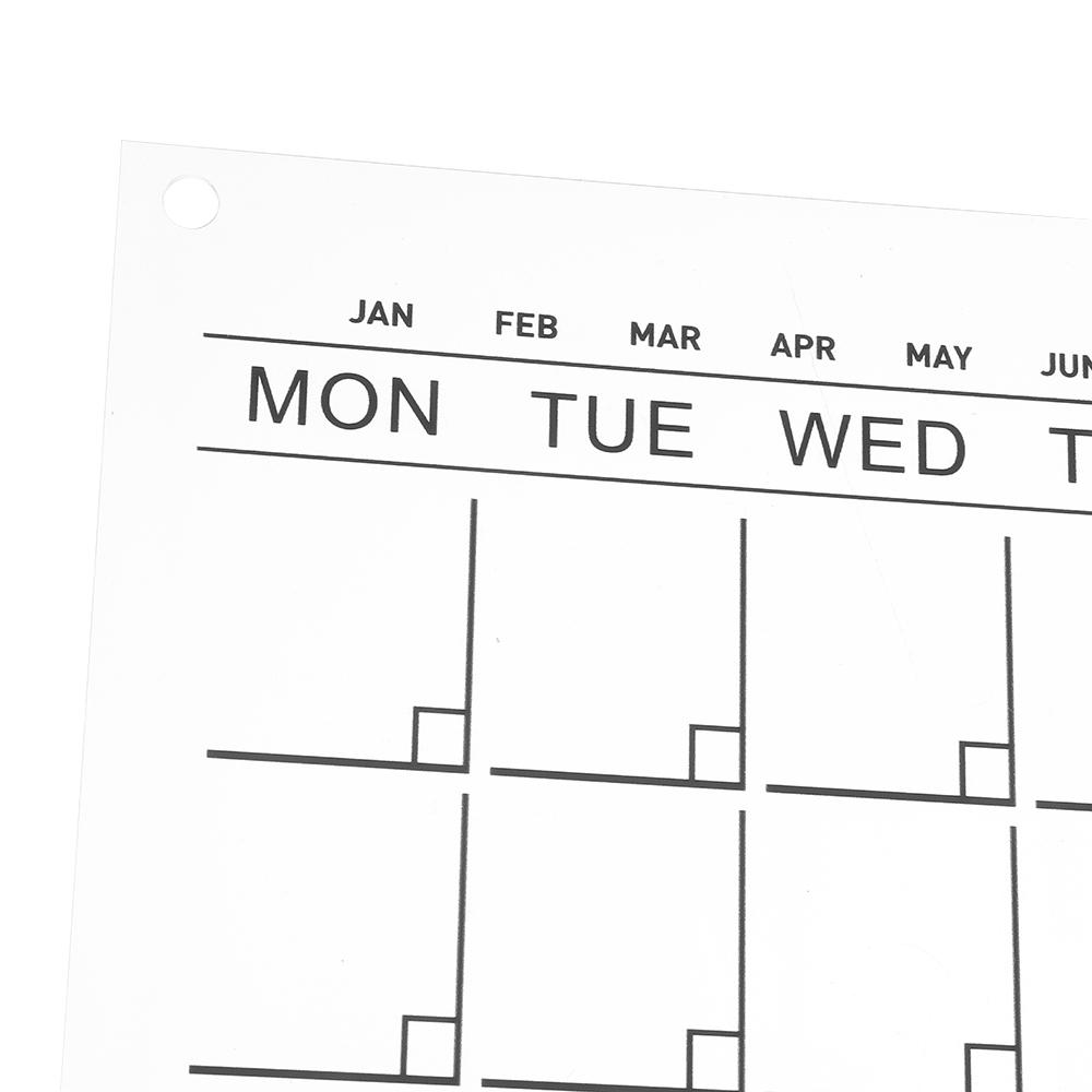 Настенный ежемесячный календарь, акриловый еженедельник, высококачественная доска для заметок, офис