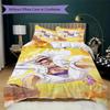 One Piece Pattern Bedding uilt Set uilt Cover Pillowcase Home Decoration Birthday Gift (1 * duvet cover + 2 * pillowcase without core)