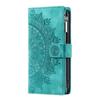 For Xiaomi Redmi 15 5G (EU) (171mm)/4G (EU) (171mm) Wallet Case Mandala Flower Pattern PU Leather Phone Cover with Wrist Strap