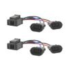 2Pcs H9/H11 To H4  Hi/Lo  Beam Headlight Splitter Harness Adapter H4 Wiring Harness Dual Beam Headlights