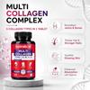 Nutrabud Комплекс Мультиколлагена Для Женщин Мужчин 90 Таблеток Гидролизованные Пептиды с Типами I II III V X Для Кожи Волос Суставов