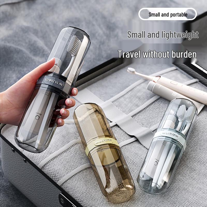Portable Travel Toothbrush & Mouthwash Cup Set